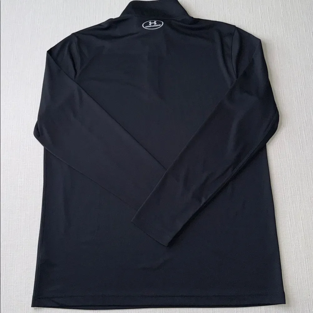 Under Armour Velocity Men's Black Performance Quarter-Zip Loose Pullover